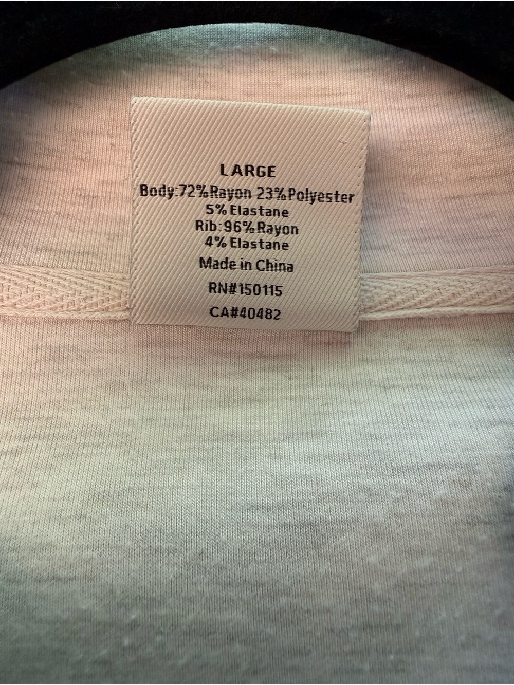 Varley Women’s Betsy Sweat DoubleSoft Oversized Sweatshirt Ivory Marl Size Large - Picture 12 of 13